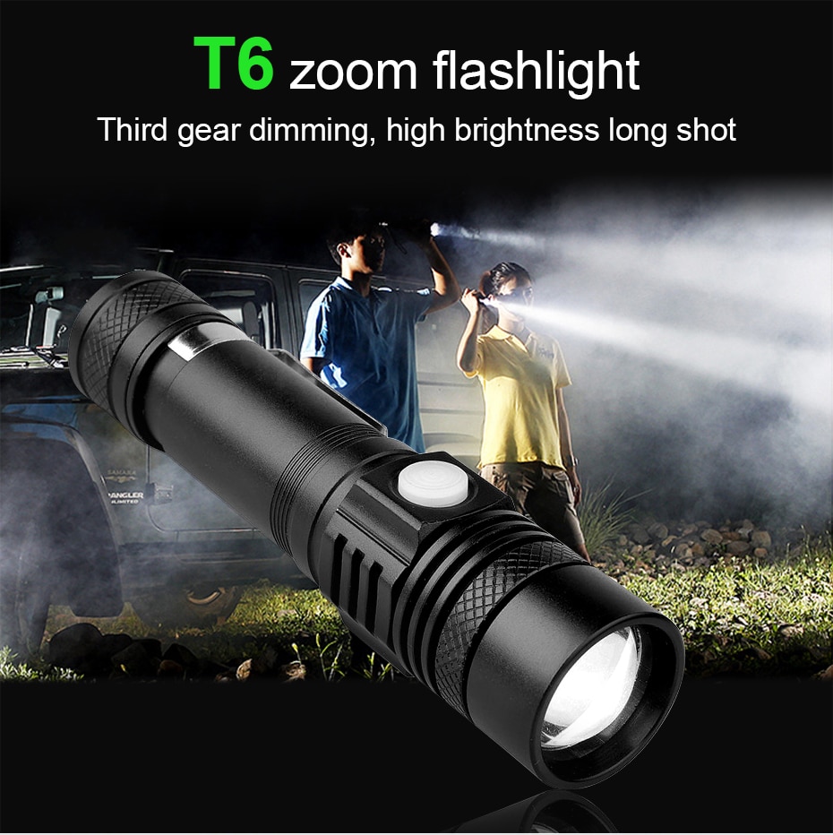 AvLight Rechargeable Zoom Torch