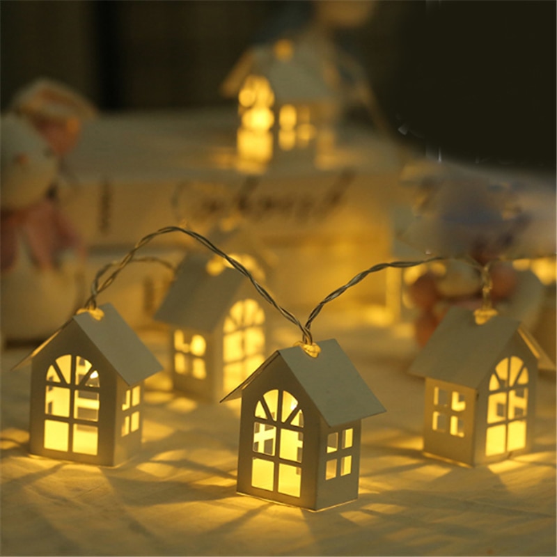 House Shaped Fairy LED String Light for Home Decor