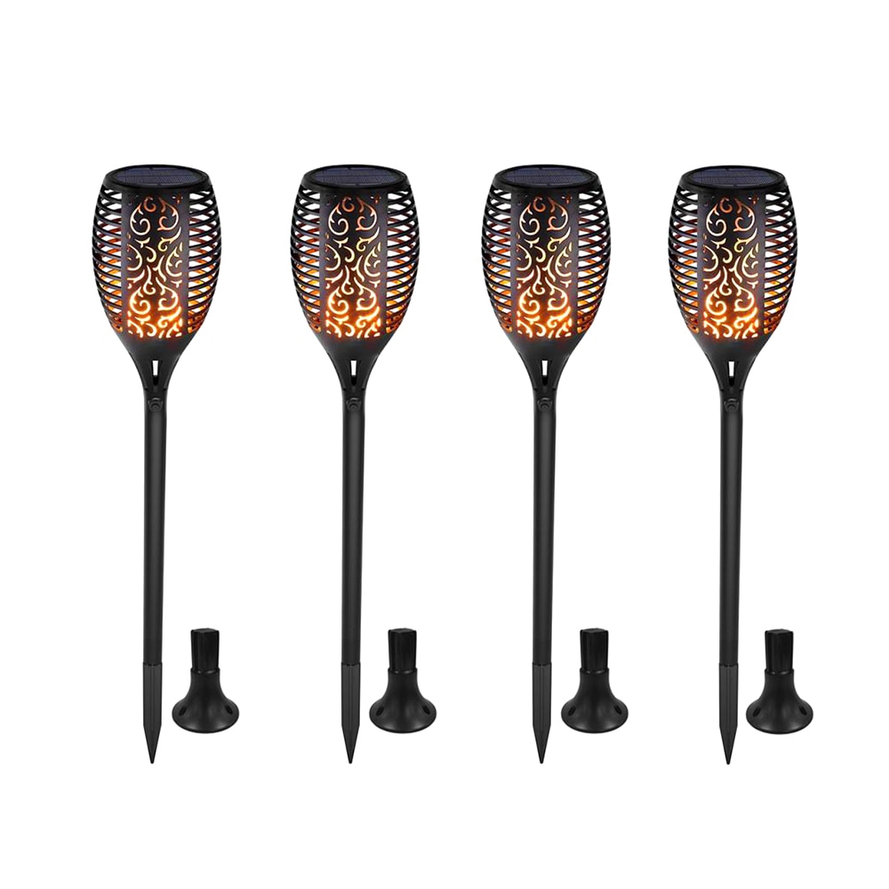 Set of Solar Flame Light Torches